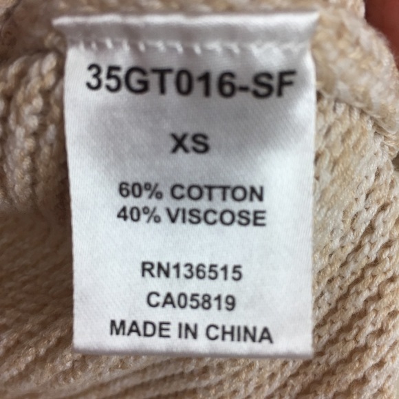 haper lane heather cream hoddie sweater - Picture 4 of 5